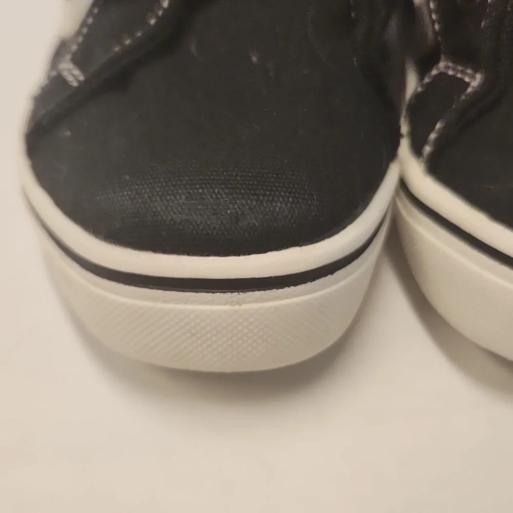 Wonder Nation Shoes Size 6 Toddler Black White